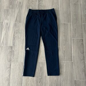 Adidas Men’s Large Blue Climalite Squad Sweatpants w/ Drawstrings